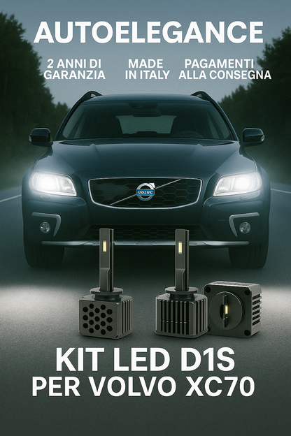 ⭐KIT XENON D1S 6000K ANABBAGLIANTI PER VOLVO XC70 – LUCE BIANCA POTENTE⭐