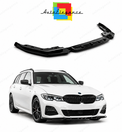 💕 Splitter adatto per   BMW 3 G20/21 M-Pack  nero lucido 💕