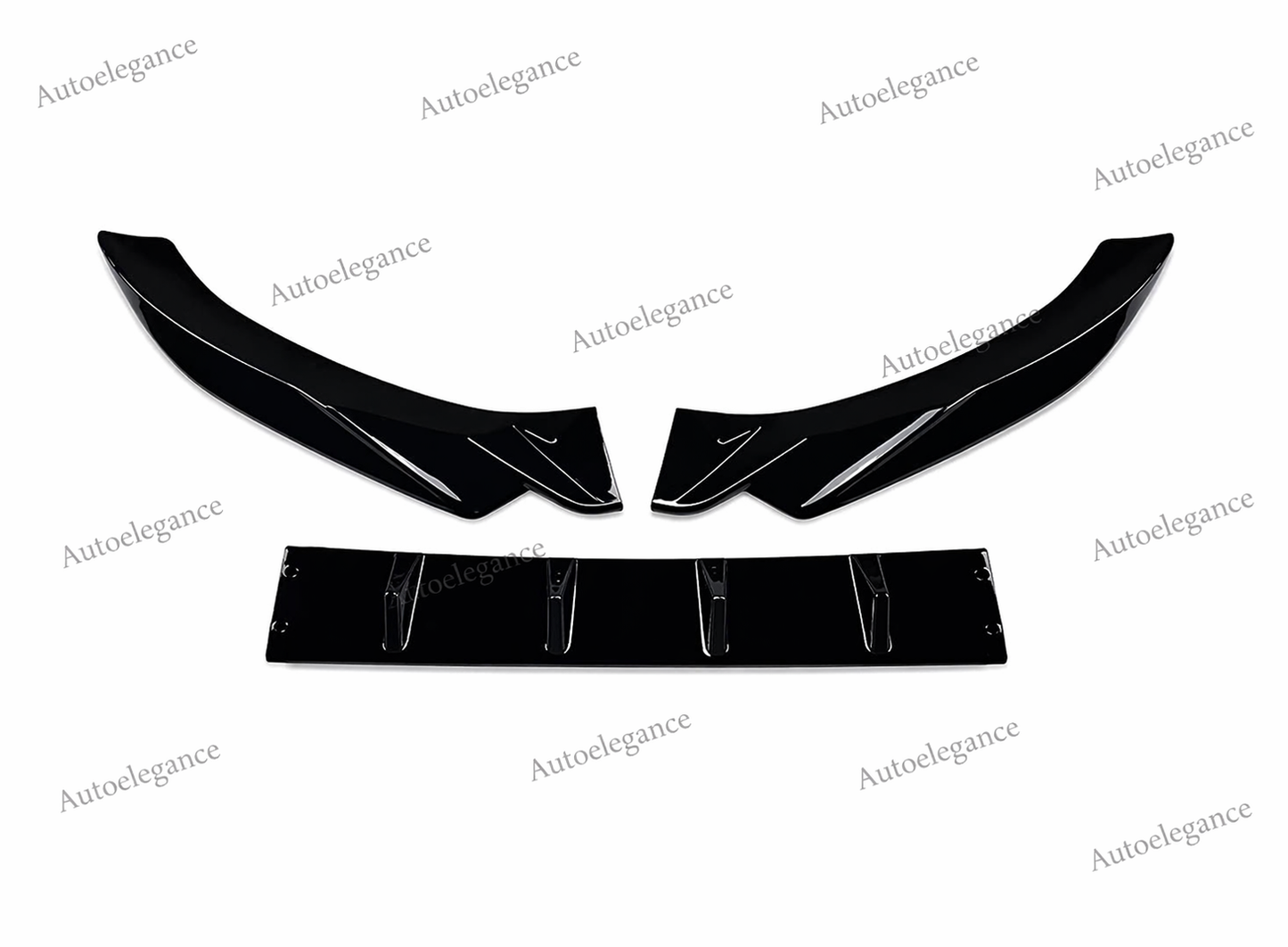 🔥SPLITTER ANTERIORE PER AUDI Q5 SQ5 8R S-LINE 2013-2016 FACELIFT (3 PEZZI)🔥