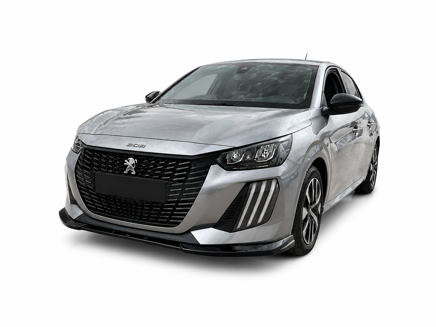 👉Splitter Anteriore per Peugeot 208 MK2 Facelift (2023+) Nero Lucido ABS👈