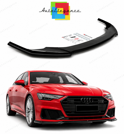💕 Splitter adatto per  AUDI S7 C8 / A7 C8 S-LINE SPORTBACK  nero lucido 💕