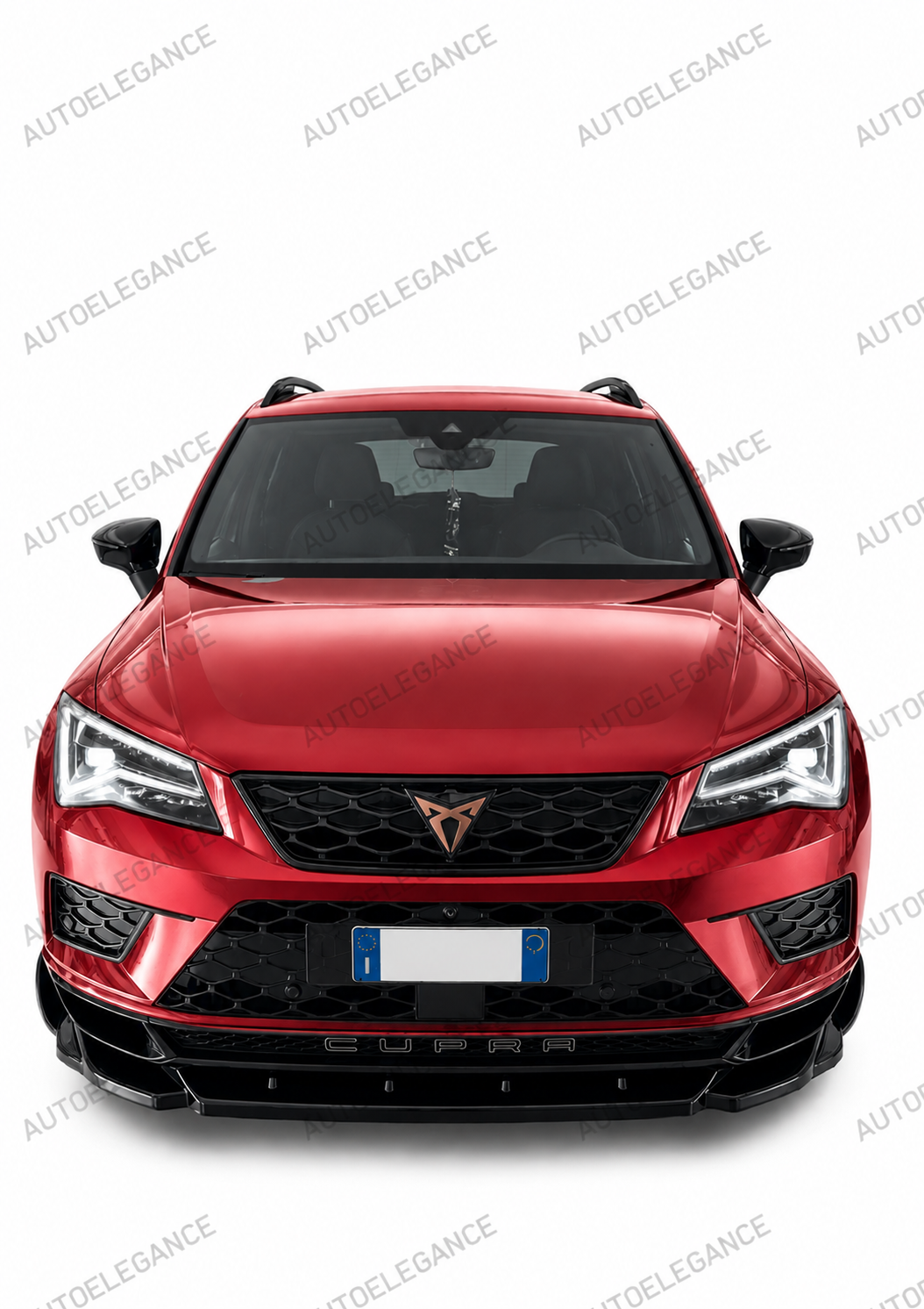 🔥1341 Gloss Black Front Splitter suitable for CUPRA Ateca 2018+🔥 