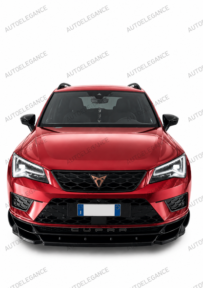 🔥1341 Gloss Black Front Splitter suitable for CUPRA Ateca 2018+🔥 