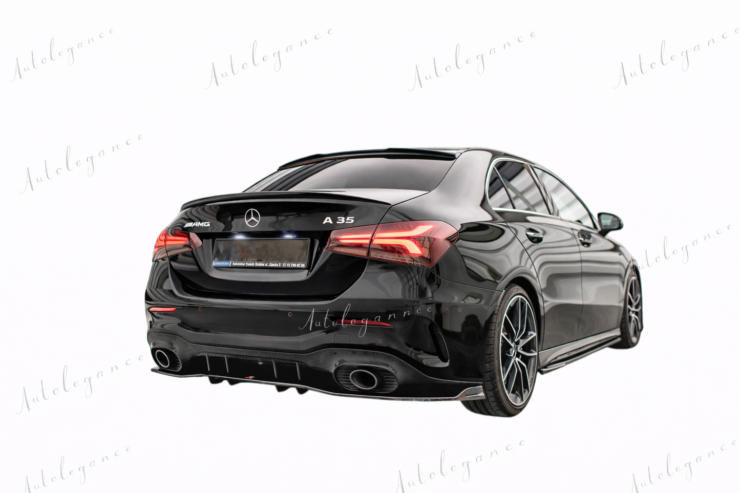 🔥ART.9579 SPLITTER POSTERIORE ADATTO PER V.2 MERCEDES A 35 AMG BERLINA V177🔥