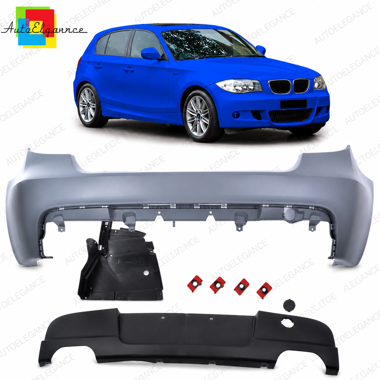 SPLITTER SUITABLE FOR VW GOLF 8 GTI GTD RLINE LOOK GLOSSY BLACK SPORTY DESIGN 