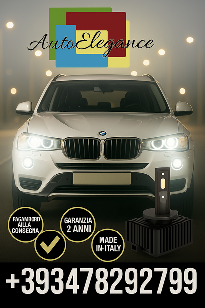 COPPIA LAMPADE D2S LED DA XENON A LED PER   BMW X3 E83