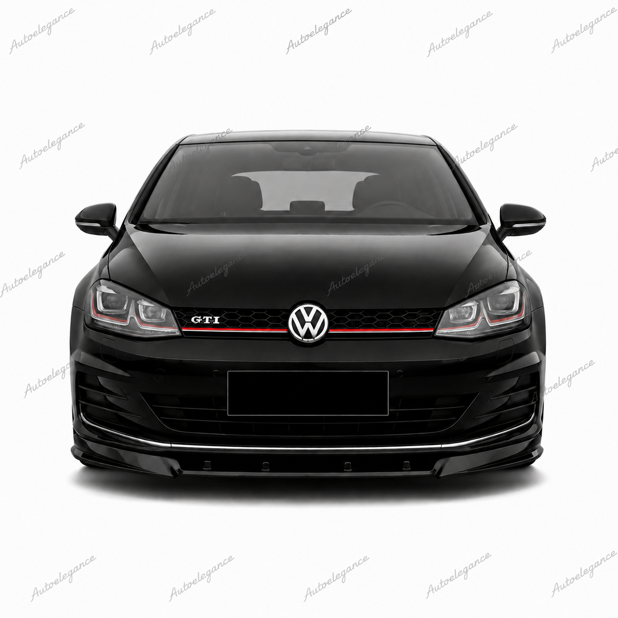 🔥ART.9946 SPLITTER ANTERIORE STILE RACE CUP PER VW GOLF Mk7 2012+ NERO LUCIDO🔥