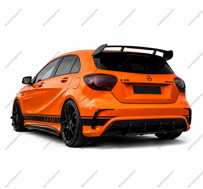 🔥ART.9931 SPOILER POSTERIORE STILE AMG PER MERCEDES A A45 W176 NERO LUCIDO🔥