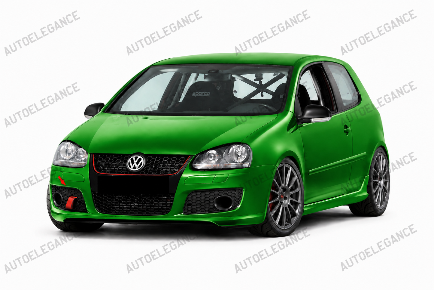 💫ART.10224 BODYKIT (PARAURTI + MINIGONNE) PER VW GOLF 5 LOOK GTI💫