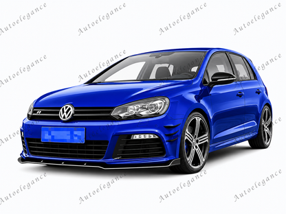 🔥ART.3079 PARAURTI ANTERIORE ADATTO PER VW GOLF 6 R20 FLAPS LOOK WRC🔥