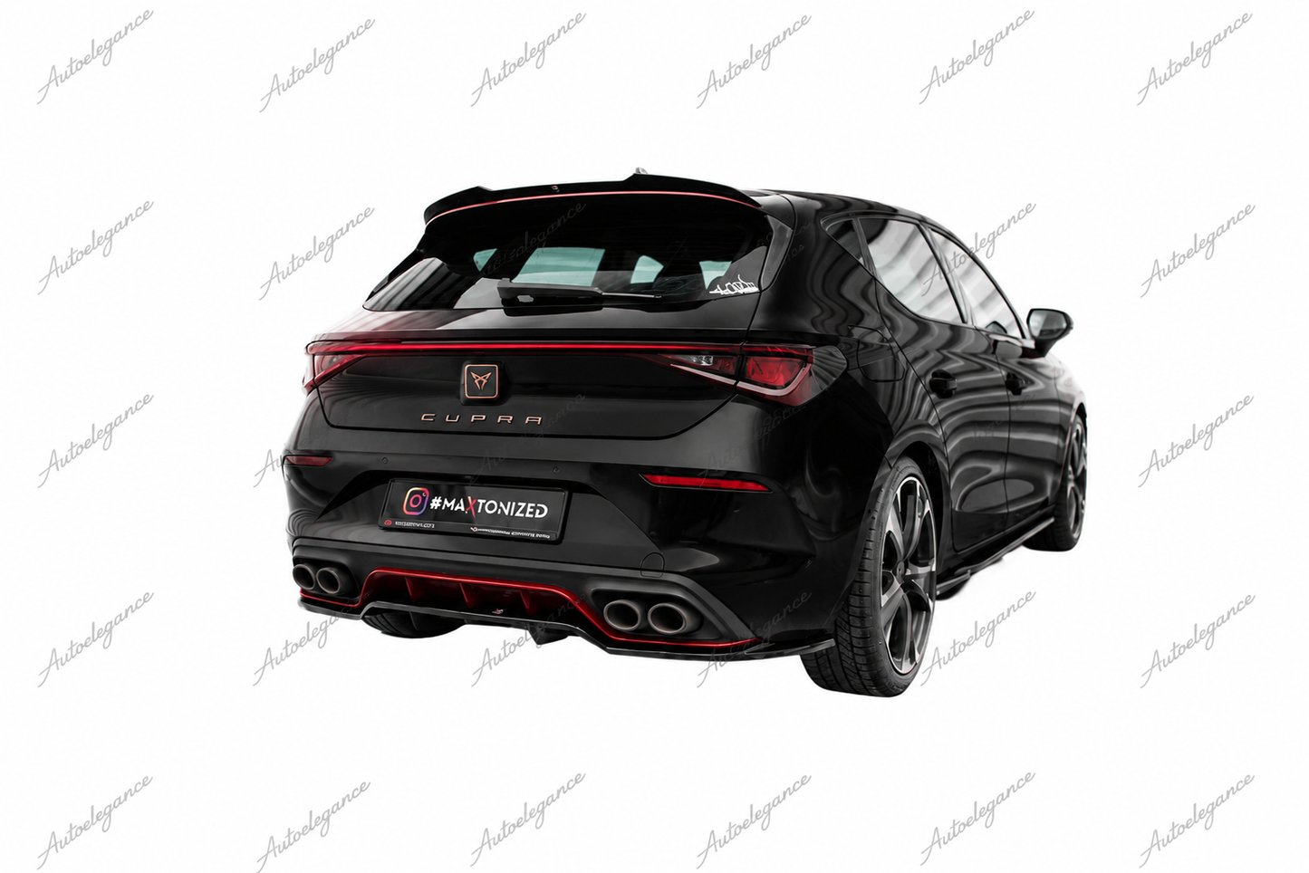 🔥ART.9805 SPLITTER POSTERIORE (CON BARRE VERTIVALI) CUPRA LEON HATCHBACK Mk1🔥