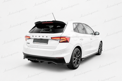 🔥ART.9750 SPLITTER POSTERIORE ADATTO PER SKODA FABIA MONTE CARLO Mk4🔥