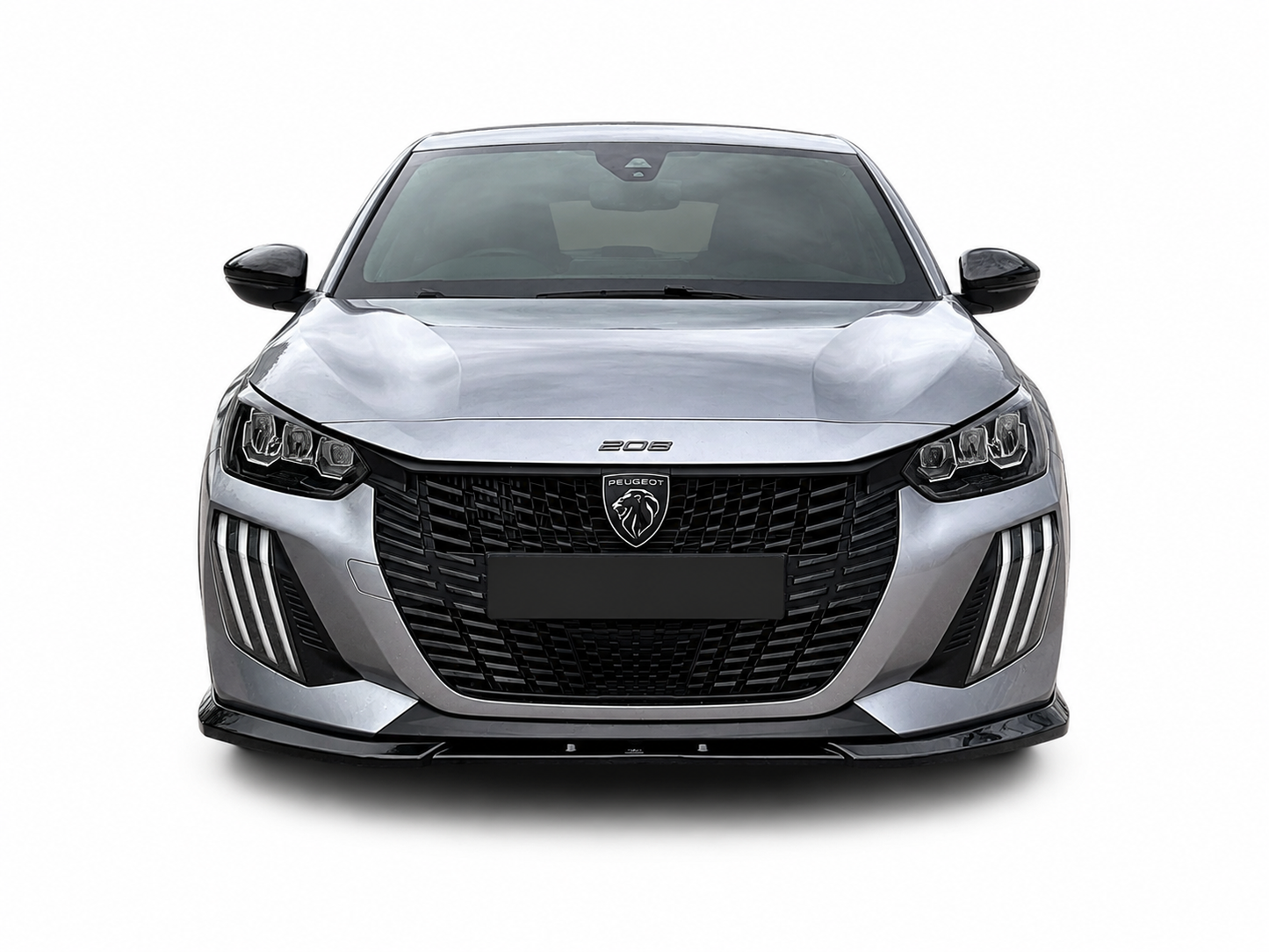 👉Splitter Anteriore per Peugeot 208 MK2 Facelift (2023+) Nero Lucido ABS👈