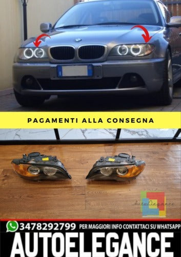 ⭐ 6920575 + 6920576 COPPIA FARI adatto per BMW SERIE 3 COUPE (E46) ORIGINALI⭐