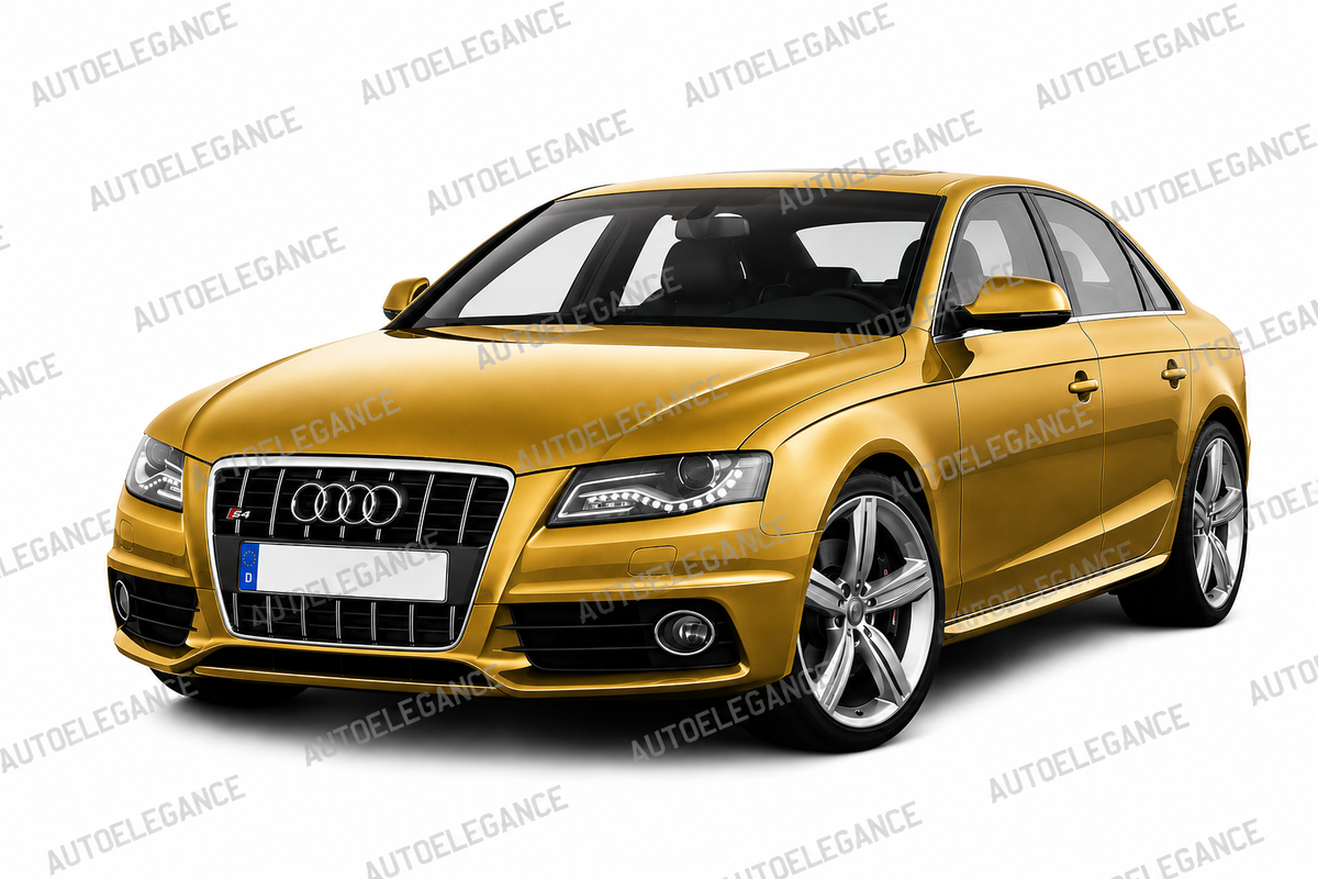 ART.0632 GRIGLIA ANTERIORE AUDI A4 B8 08-12 AVANT BERLINA CALANDRA S4 NERA BORDO CROMATO