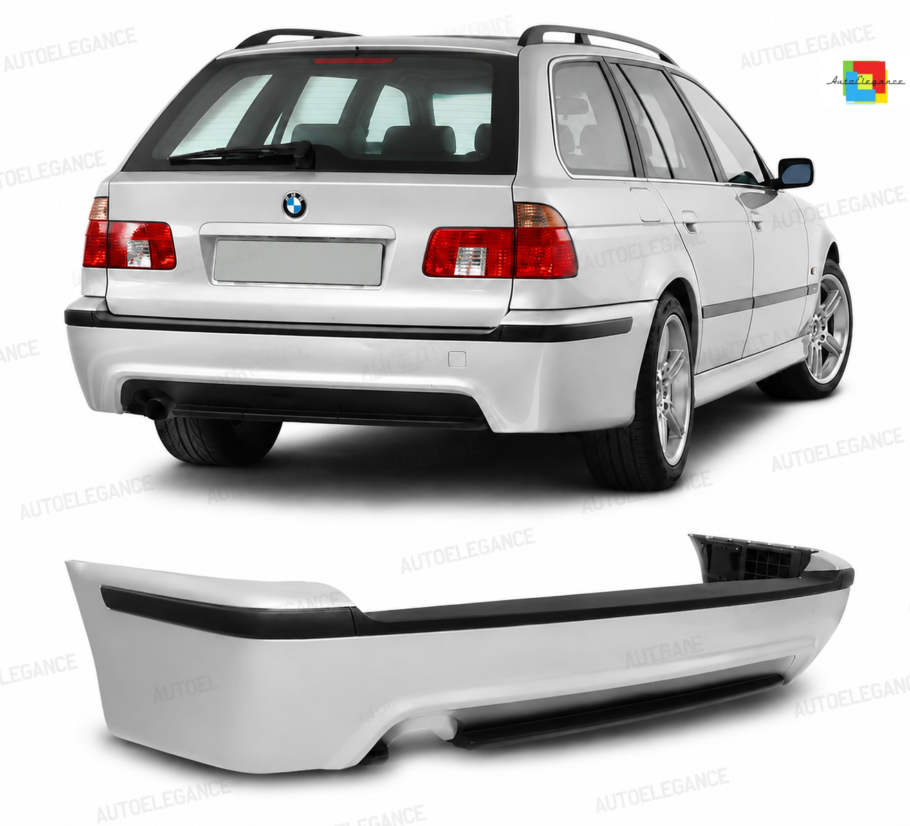 💫ART.10333 PARAURTI POSTERIORE SPORT PER BMW E39 TOURING💫