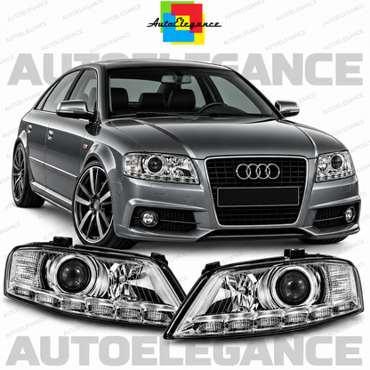 💕ART.10628 FARI ANTERIORI ADATTO PER AUDI A6 C6 04.04-08💕