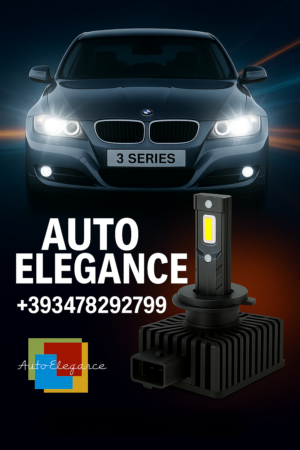 💕COPPIA LAMPADE D1S LED DA XENON A LED PER  BMW SERIE 3 E92 E93💕
