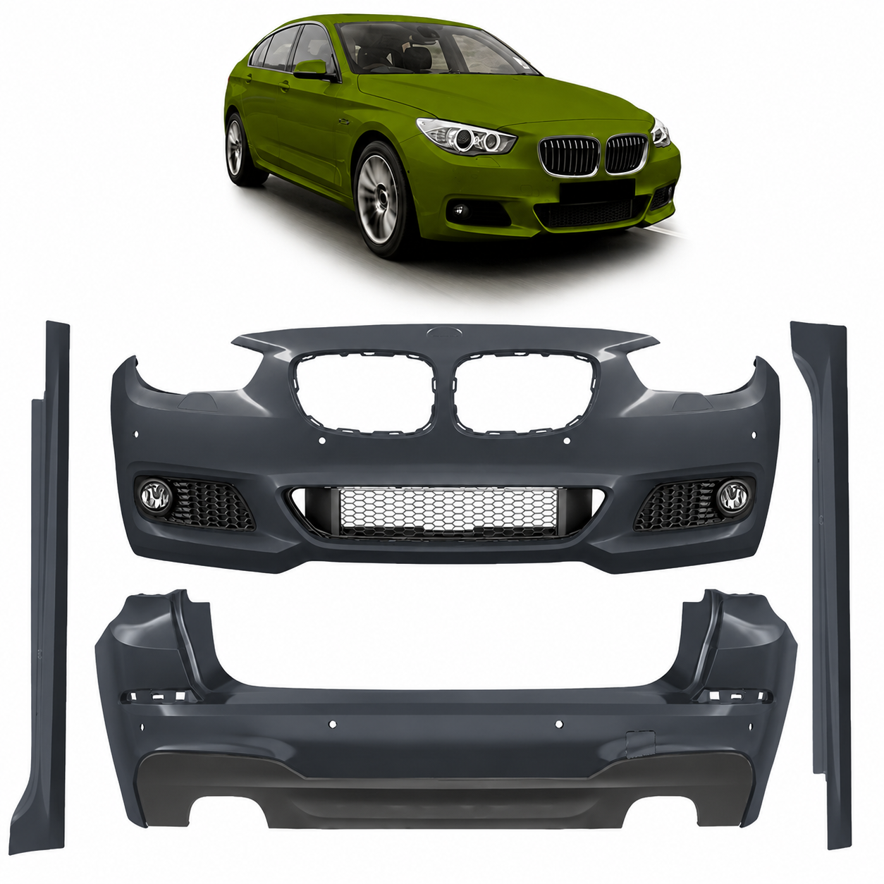 👉BodyKit Sportivo con PDC e Fendinebbia adatto per BMW F07 GT 2013-2017👈