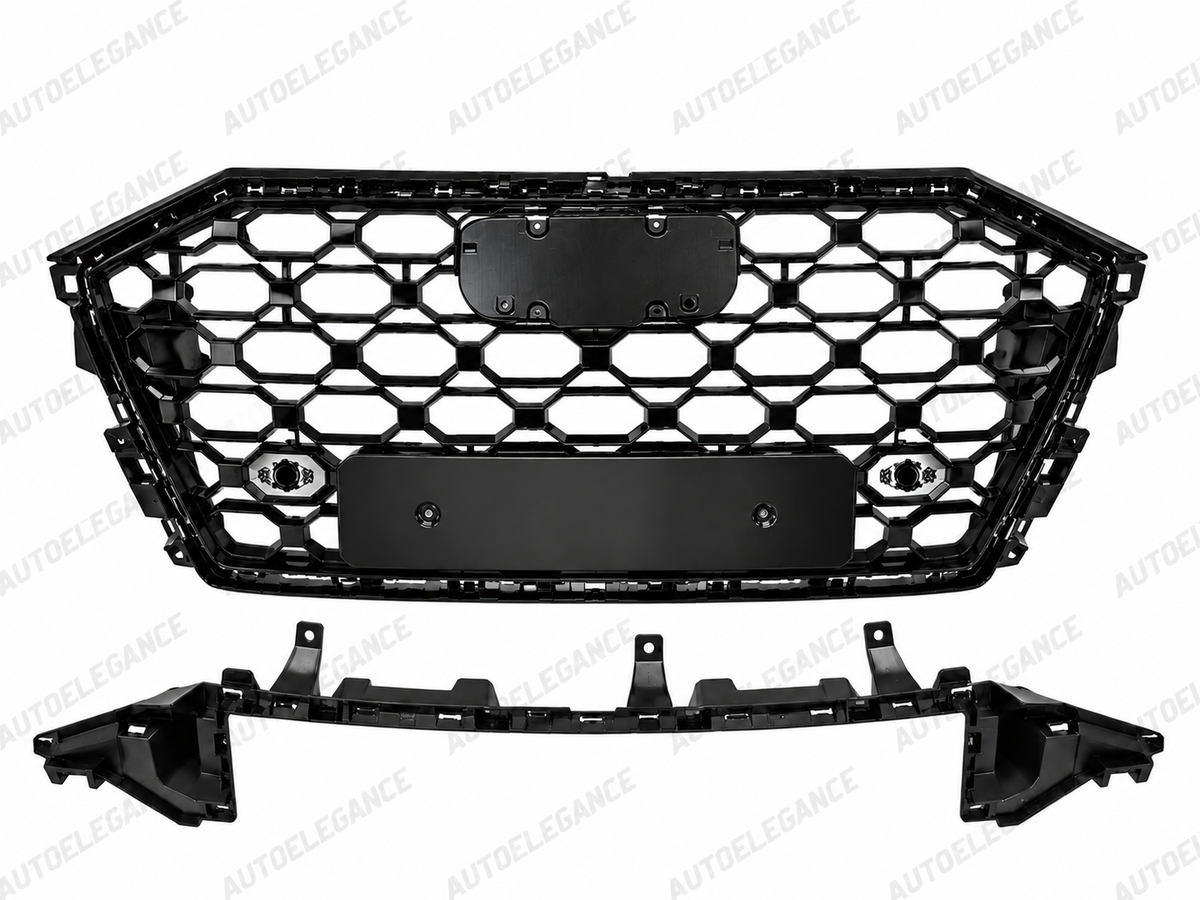 🔥ART.10656 GRIGLIA ADATTO PER AUDI A3 8Y LOOK RS3 NERO 2020 - 2024🔥