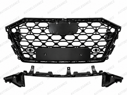 🔥ART.10656 GRIGLIA ADATTO PER AUDI A3 8Y LOOK RS3 NERO 2020 - 2024🔥