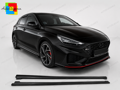 👉Gonne Laterali Prolunghe per Hyundai i30 N MK3 2016+ Nero Lucido👈