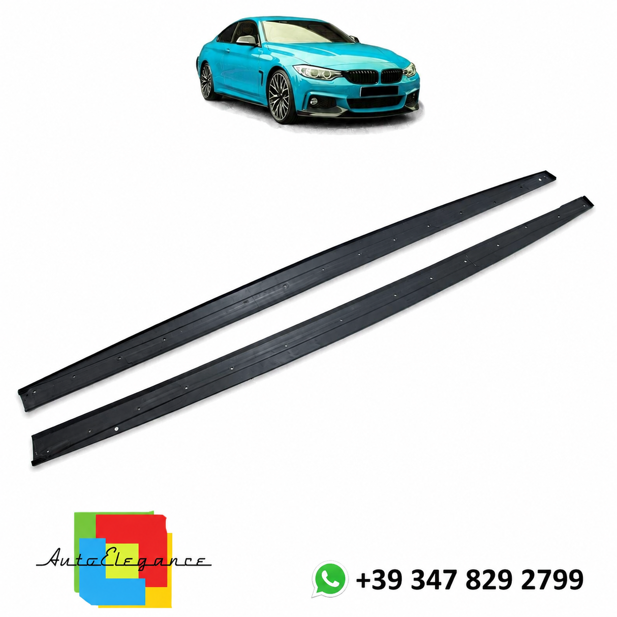 SPLITTER SUITABLE FOR VW GOLF 8 GTI GTD RLINE LOOK GLOSSY BLACK SPORTY DESIGN 