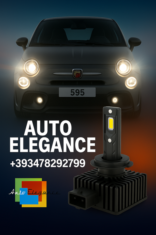 💕COPPIA LAMPADE D1S LED DA XENON A LED PER FIAT 500 595 695💕