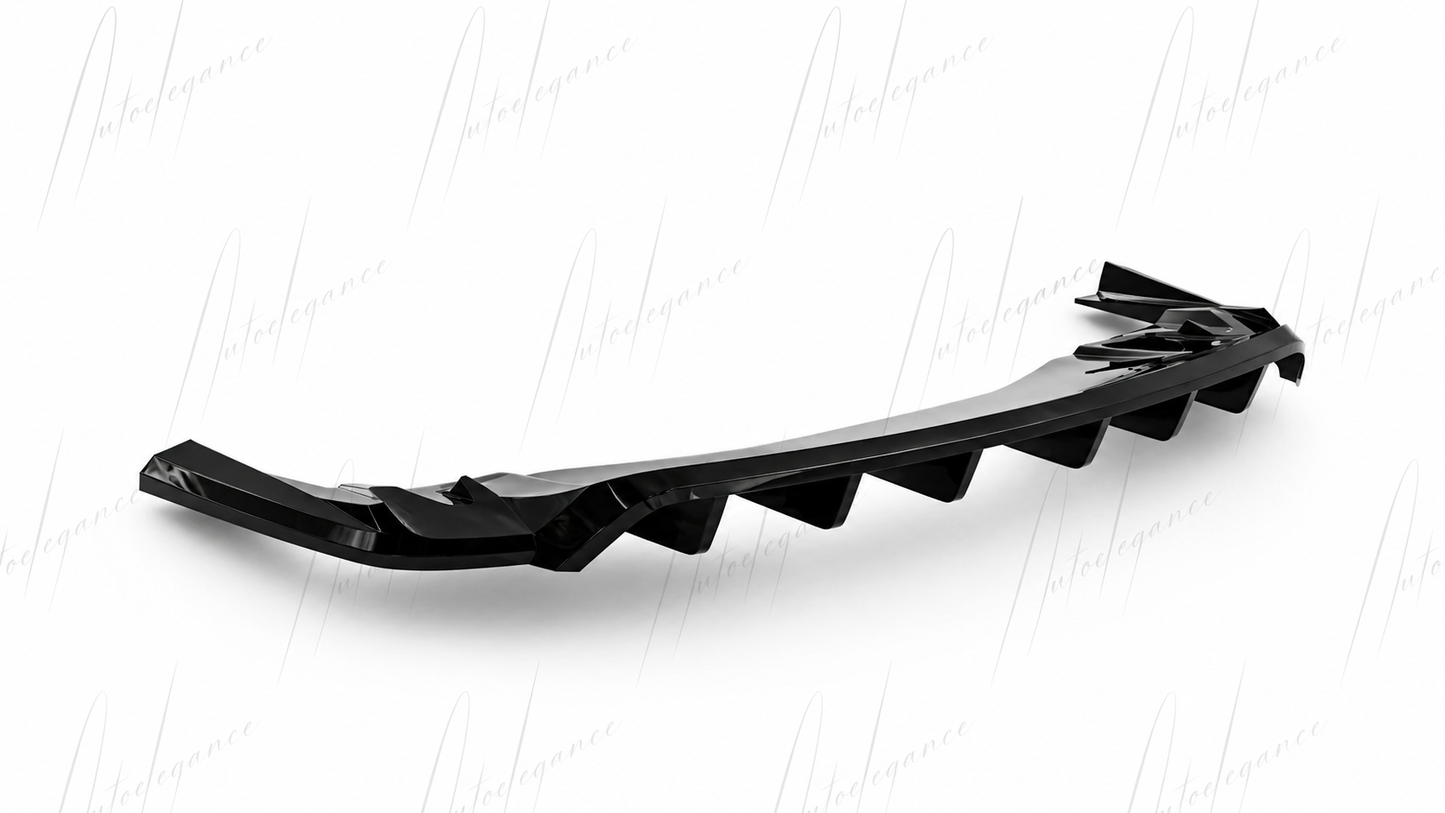 🔥ART.9702 SPLITTER POSTERIORE (CON BARRE VERTICALI PORSCHE TAYCAN TURBO S Mk1🔥