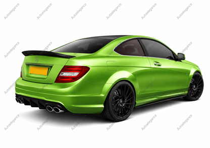 🔥ART.9923 SPOILER POSTERIORE PER MERCEDES CLASSE C COUPE W204 NERO LUCIDO🔥