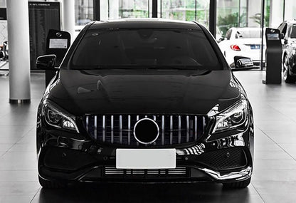 Griglia GT Panamericana adatta per Mercedes CLA W117 X117 dal 16 argento nero