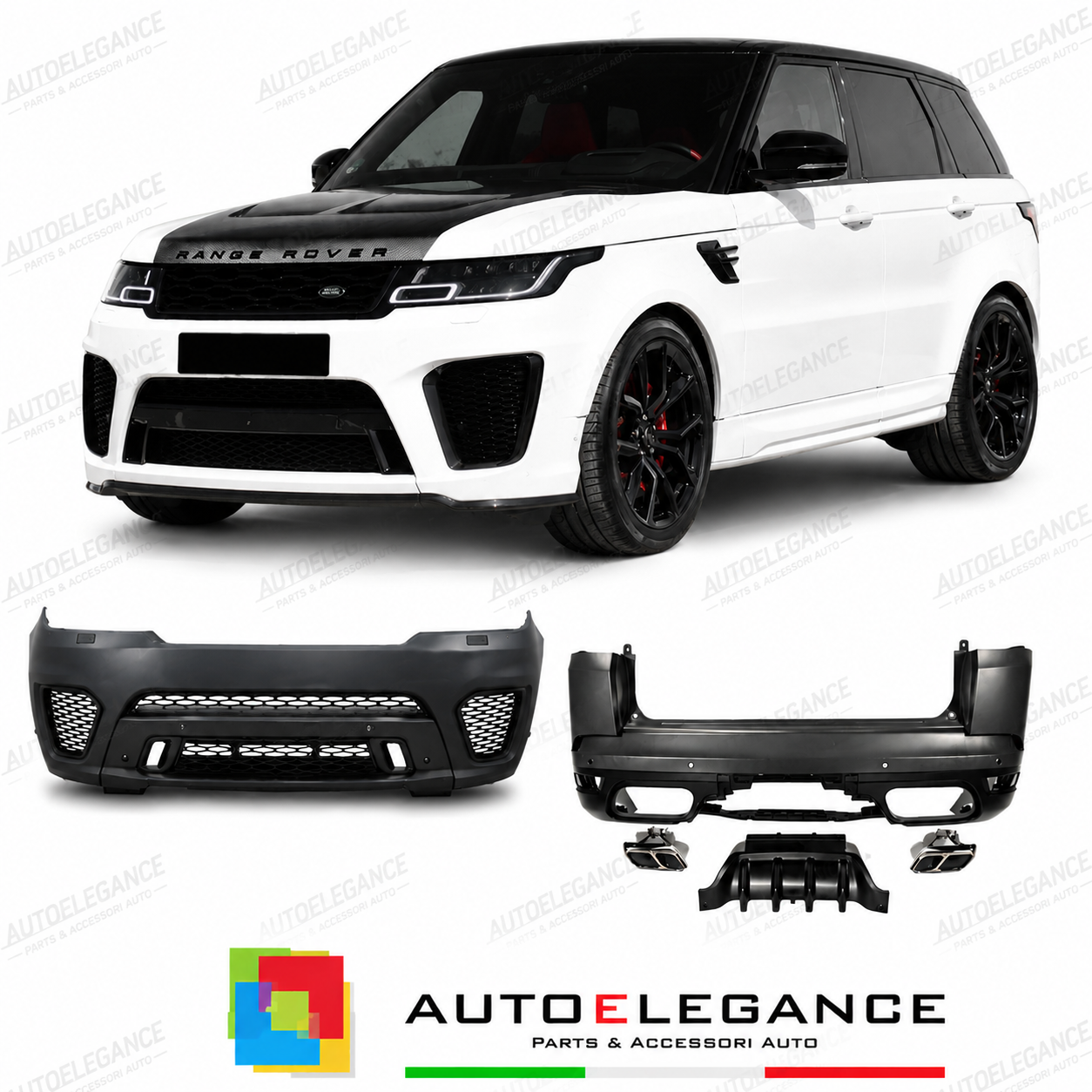 KIT PARAURTI RANGE ROVER SPORT L494 18- LOOK SVR