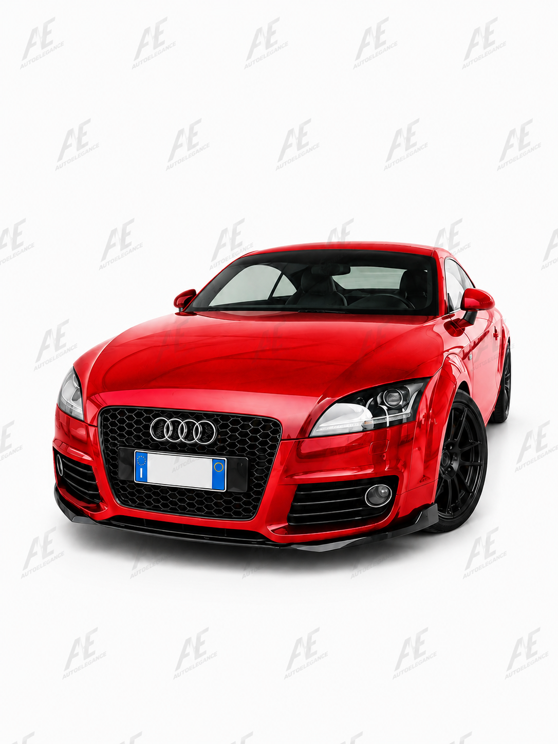 💕ART.0100 Splitter Audi TT solo per standard + sline nero lucido 💕