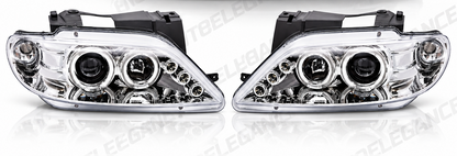 ART.6198 FARI ANTERIORI ADATTO PER CITROEN XSARA 97-00 CHROME