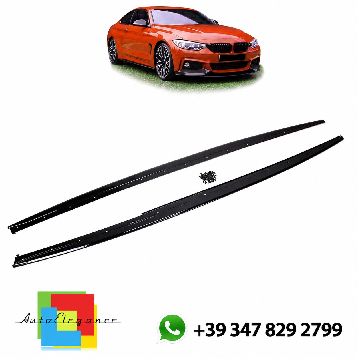 SPLITTER SUITABLE FOR VW GOLF 8 GTI GTD RLINE LOOK GLOSSY BLACK SPORTY DESIGN 