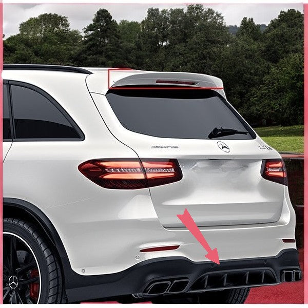 😎diffusore compatibile con Mercedes-Benz facelift GLC x254 nero lucido😎