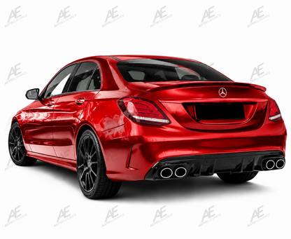 💕DIFFUSORI  MERCEDES CLASSE C W205   C43 NERO LUCIDO💕