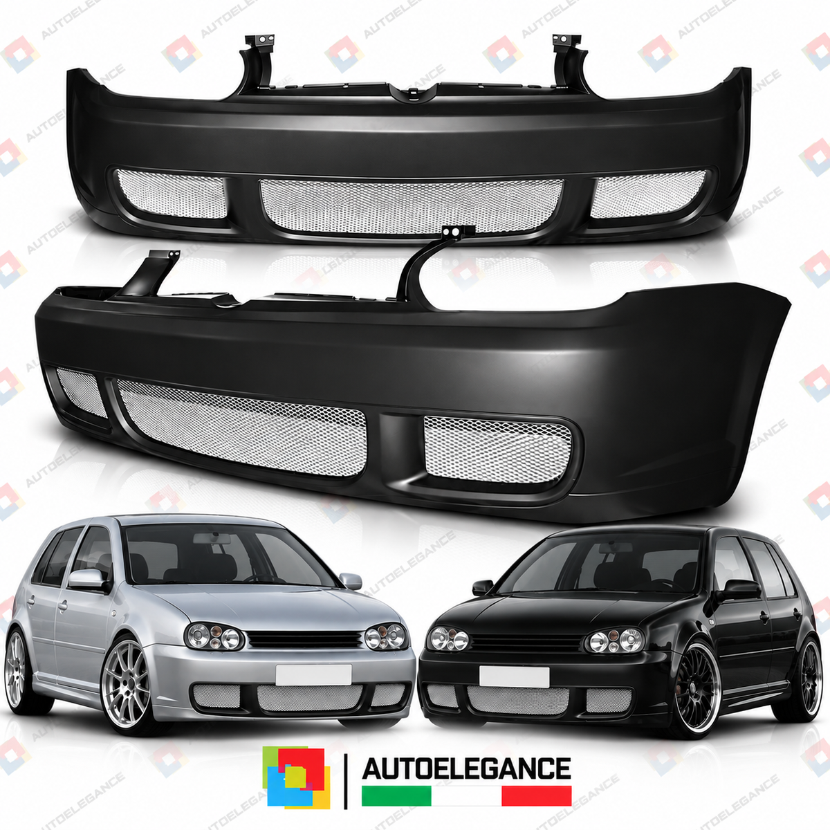 PARAURTI ANTERIORE SPORT ADATTO PER VW GOLF IV 97-03