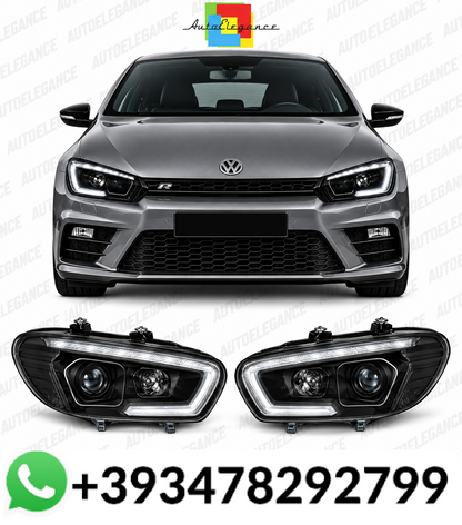 ART.10776 FARI ANTERIORI ADATTO PER VW SCIROCCO 08-04.14