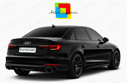 💕ART.4536 PARAURTI POSTERIORE AUDI A4 B9 15-19 BERLINA LOOK RS4💕