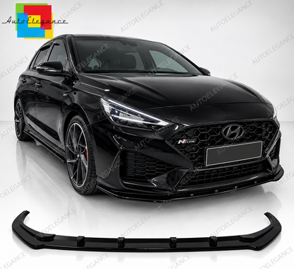 👉SPLITTER ANTERIORE HYUNDAI I30 N N-LINE FACELIFT 2020+ NERO LUCIDO👈