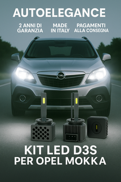 ⭐KIT XENON D3S 6000K ANABBAGLIANTI PER OPEL MOKKA – LUCE BIANCA POTENTE⭐