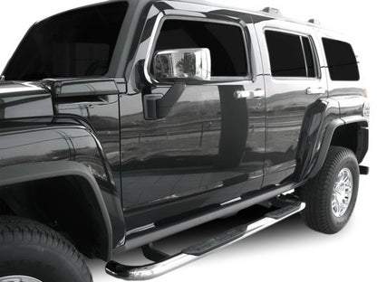 💫ART.5446 Pedane Laterali Inox per Hummer H3 2005-2010💫