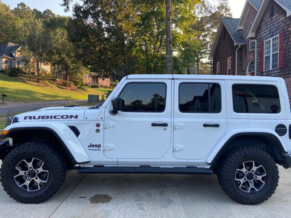 ART.3134  Pedane laterali in alluminio  JEEP  WRANGLER 18-23 JL 4 porte