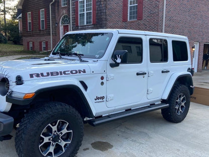 ART.3134  Pedane laterali in alluminio  JEEP  WRANGLER 18-23 JL 4 porte