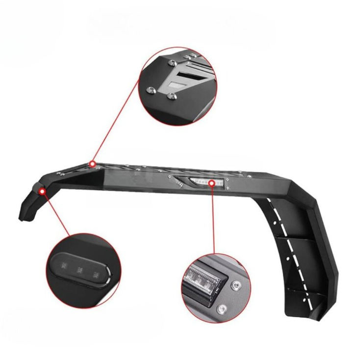 ART.3201 Parafanghi con illuminazione a LED V2 JEEP WRANGLER 07-17