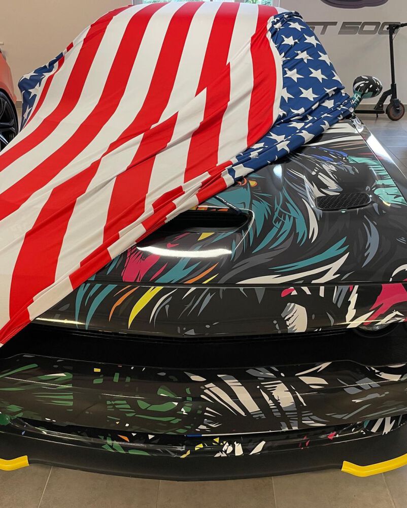 ART.3245 Telo copriauto FORD MUSTANG 18-24