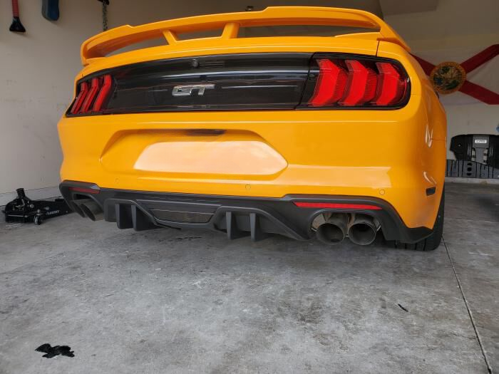 ART.3373 Diffusore posteriore FORD MUSTANG 18-23 GT Premium