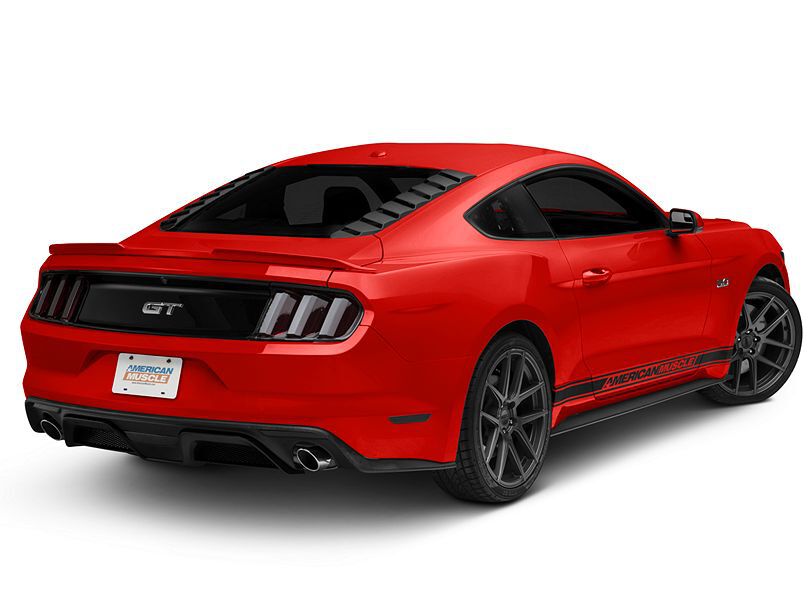 ART.3404 Griglie Lunotto Stile sportivo Nero opaco FORD MUSTANG 15-23