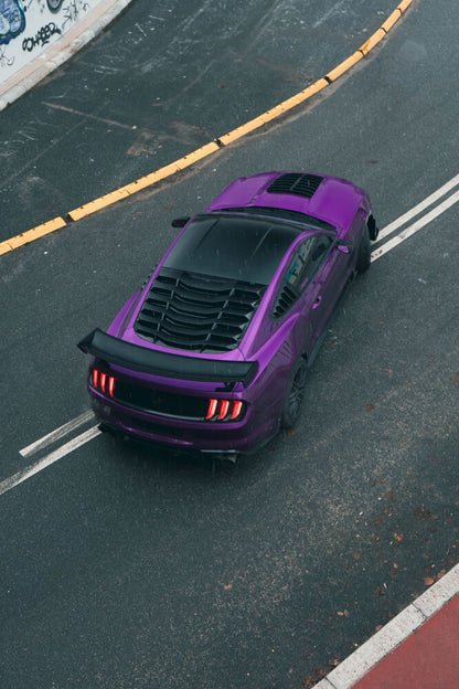 ART.3261 Grande Spoiler posteriore GT500  Nero lucido FORD MUSTANG 15-23